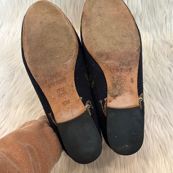 Anthropologie Jon Josef Gatsby Loafer Elephant Palm Tree Plaid Preppy Old Money - Picture 7 of 8